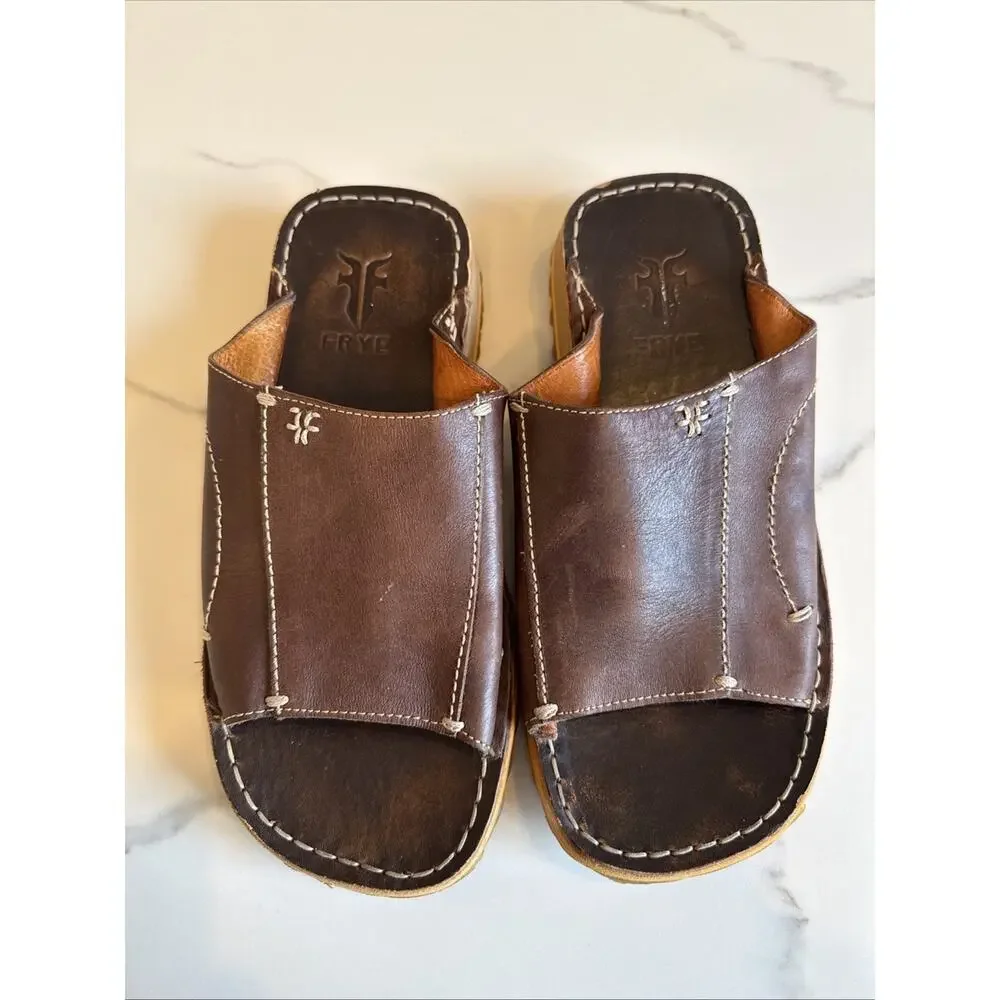 Frye men leather